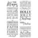 Crafter's Companion - Clear Acrylic Stamps - The Magic of Christmas