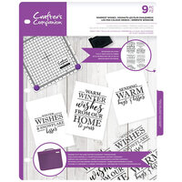 Crafter's Companion - Clear Acrylic Stamps - Warmest Wishes