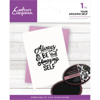 Crafter's Companion - Clear Acrylic Stamp - Your Amazing Self