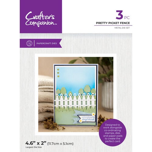 Crafter's Companion - Garden Collection - Metal Dies - Pretty Picket Fence