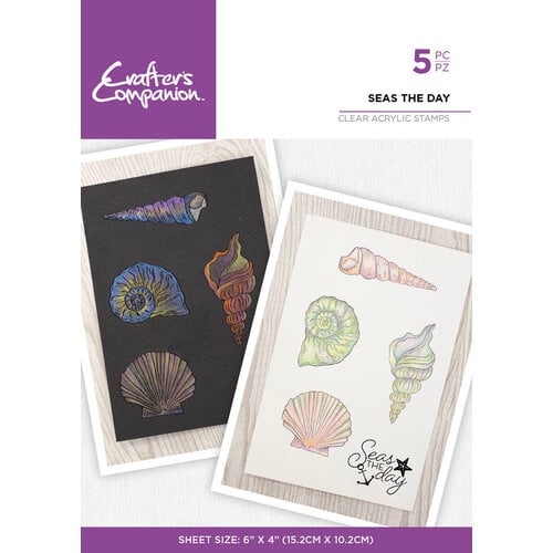 Crafter's Companion - Clear Acrylic Stamps - Seas The Day