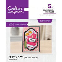 Crafter's Companion - Kitchen Collection - Metal Dies - My Kitchen My Rules