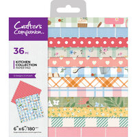 Crafter's Companion - Kitchen Collection - 6 x 6 Paper Pack