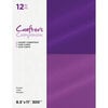 Crafter's Companion - Luxury Cardstock Pack - 12 Sheets - Purples