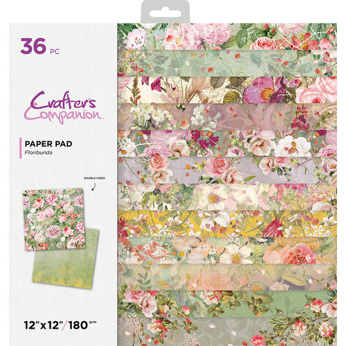 Crafter's Companion - Floribunda 12x12 Paper Pad