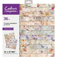 Crafter's Companion - 12 x 12 Paper Pad - Floral Scrapbook