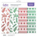 Crafter's Companion - 12 x 12 Luxury Foiled Acetate Pack - Festive Red and Green