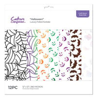 Crafter's Companion - 12 x 12 Luxury Foiled Acetate Pack - Halloween
