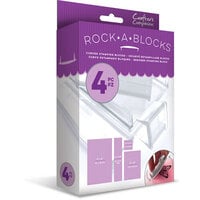 Crafter's Companion - Clear Rock-A-Blocks - Stamping Blocks - Set of 4