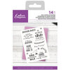 Crafter's Companion - Clear Acrylic Stamps - Busy Camping Accessories