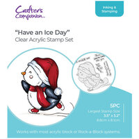 Crafter's Companion - Clear Acrylic Stamp Set - Have an Ice Day