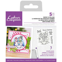 Crafter's Companion - Gemini - Clear Acrylic Stamps - Snow Is Falling