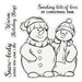 Crafter's Companion - Gemini - Clear Acrylic Stamps - Warm Holiday Hugs