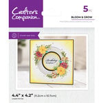 Crafter's Companion - Clear Photopolymer Stamp And Die Set - Bloom & Grow