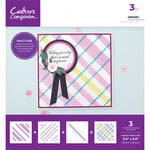 Crafter's Companion - Pretty Plaid Collection - Stencils - Orkney