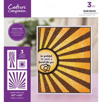 Crafter's Companion - Stencils - Sun Rays