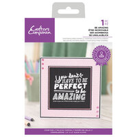 Crafter's Companion - Clear Photopolymer Stamps - Be Amazing