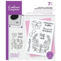 Crafter's Companion - Christmas - Clear Photopolymer Stamps - Festive Bows