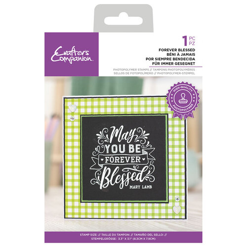 Crafter's Companion - Clear Photopolymer Stamps - Forever Blessed