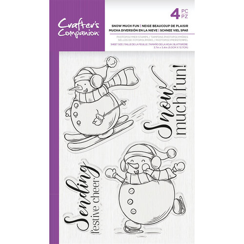 Crafter's Companion - Clear Photopolymer Stamps - Snow Much Fun
