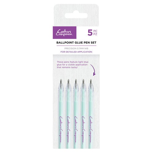 Crafter's Companion - Ball Point Glue Pen Set - 5 Pieces