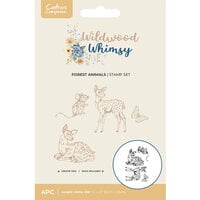 image of Crafter's Companion - Wildwood Whimsy Collection - Clear Photopolymer Stamps - Forest Animals