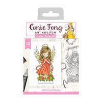 Crafter's Companion - Angel Inspiration Collection - Stamp and Die - Angel Prayers