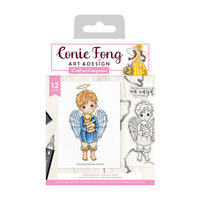 Crafter's Companion - Angel Inspiration Collection - Clear Photopolymer Stamp and Die Set - Friendship Angel