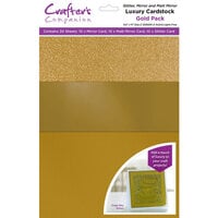 Crafter's Companion - Luxury Mixed Cardstock Pack - 30 Sheets - Gold