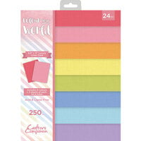 Crafter's Companion - Colour Your World Collection - 8.5 x 11 Luxury Linen Card Pack