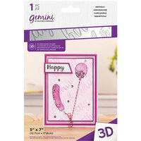 Crafter's Companion - 3D Embossing Folder - Birthday