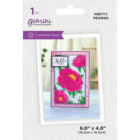 Crafter's Companion - 3D Embossing Folder - Pretty Peonies