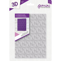 Crafter's Companion - 3D Embossing Folder - Geometric Triangles