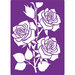 Crafter's Companion - 3D Embossing Folder and Stencil Set - Lovely Roses