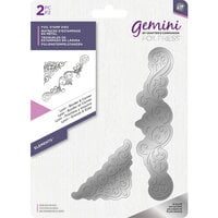 Crafter's Companion - Gemini - Elements - FoilPress - Foil Stamp Die - Border and Corner - Lyon
