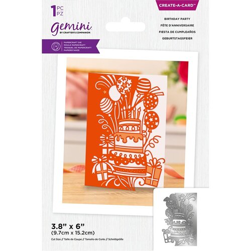 Crafter's Companion - Gemini - Create A Card - Birthday Party