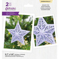 Crafter's Companion - Gemini - Christmas - Dies - Dimensionals - Elegant Star