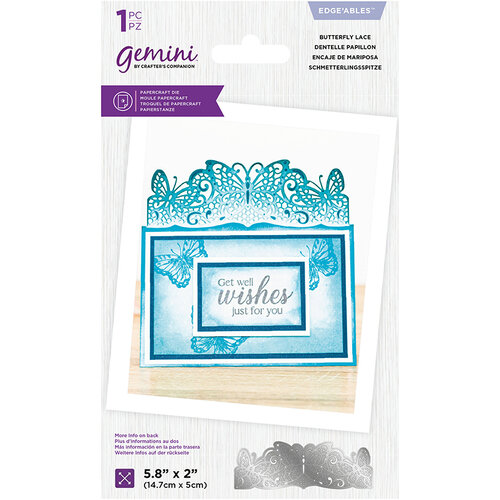 Crafter's Companion - Gemini - Die - Edgeables - Butterfly Lace