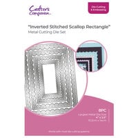 Crafter's Companion - Metal Dies - Inverted Stitched Scallop Rectangle