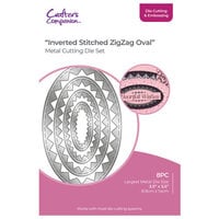 Crafter's Companion - Metal Dies - Inverted Stitched ZigZag Oval