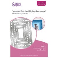Crafter's Companion - Metal Dies - Inverted Stitched ZigZag Rectangle