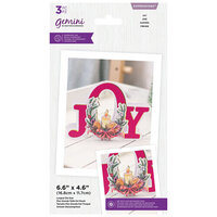 Crafter's Companion - Christmas - Gemini - Expressions - Dies - Shaped The Word - Joy