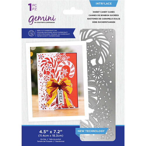 Crafter's Companion - Gemini - Christmas - Create A Card - Dies - Sweet Candy Canes