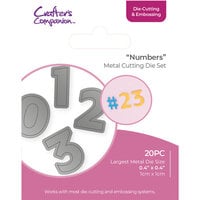 Crafter's Companion - Die and Embossing Set - Numbers