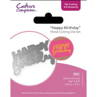 Crafter's Companion - Die and Embossing Set - Happy Birthday