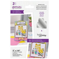 Crafter's Companion - Gemini - Clear Acrylic Stamp and Die Set - Birthday Gifts