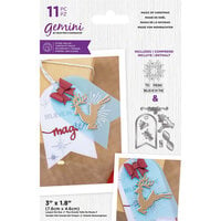 Crafter's Companion - Gemini - Clear Acrylic Stamp and Die Set - Magic of Christmas