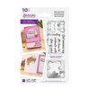 Crafter's Companion - Gemini - Clear Acrylic Stamp and Die Set - Peek-A-Boo - Mouse