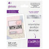 Crafter's Companion - Gemini - Clear Acrylic Stamp and Die Set - With Love from All of Us