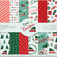 Violet Studio - Home For Christmas Collection - 12 x 12 Paper Pack